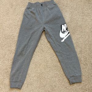 Nike Kids Joggers in Gray with Logo